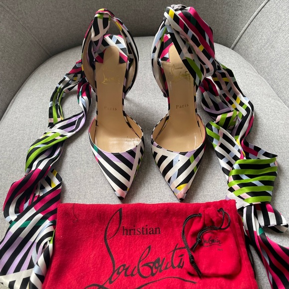 Christian Louboutin Shoes - Christian Louboutin Douce du Desert pumps in “Cinestripes”, 39